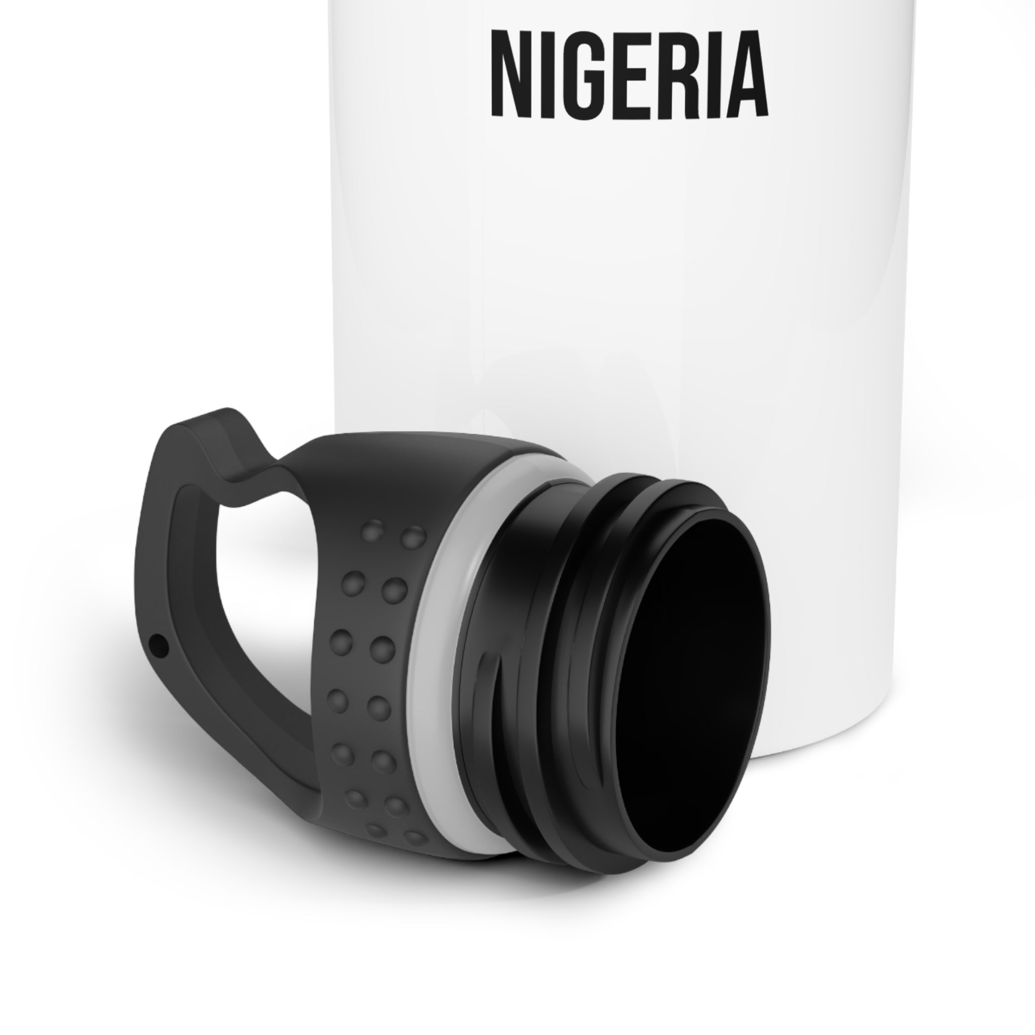 Nigeria Flag Stainless Steel Water Bottle