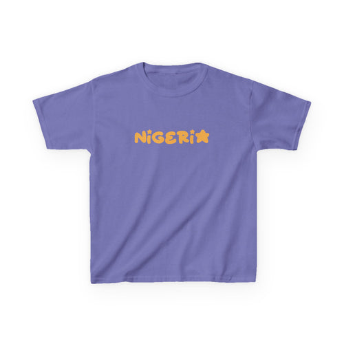 "Nigeria" Playful Star - Kids T-shirt
