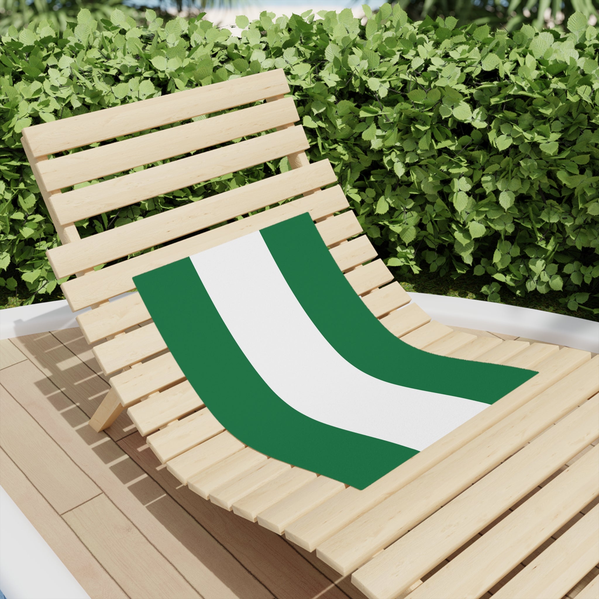 Nigeria Flag Beach Towel