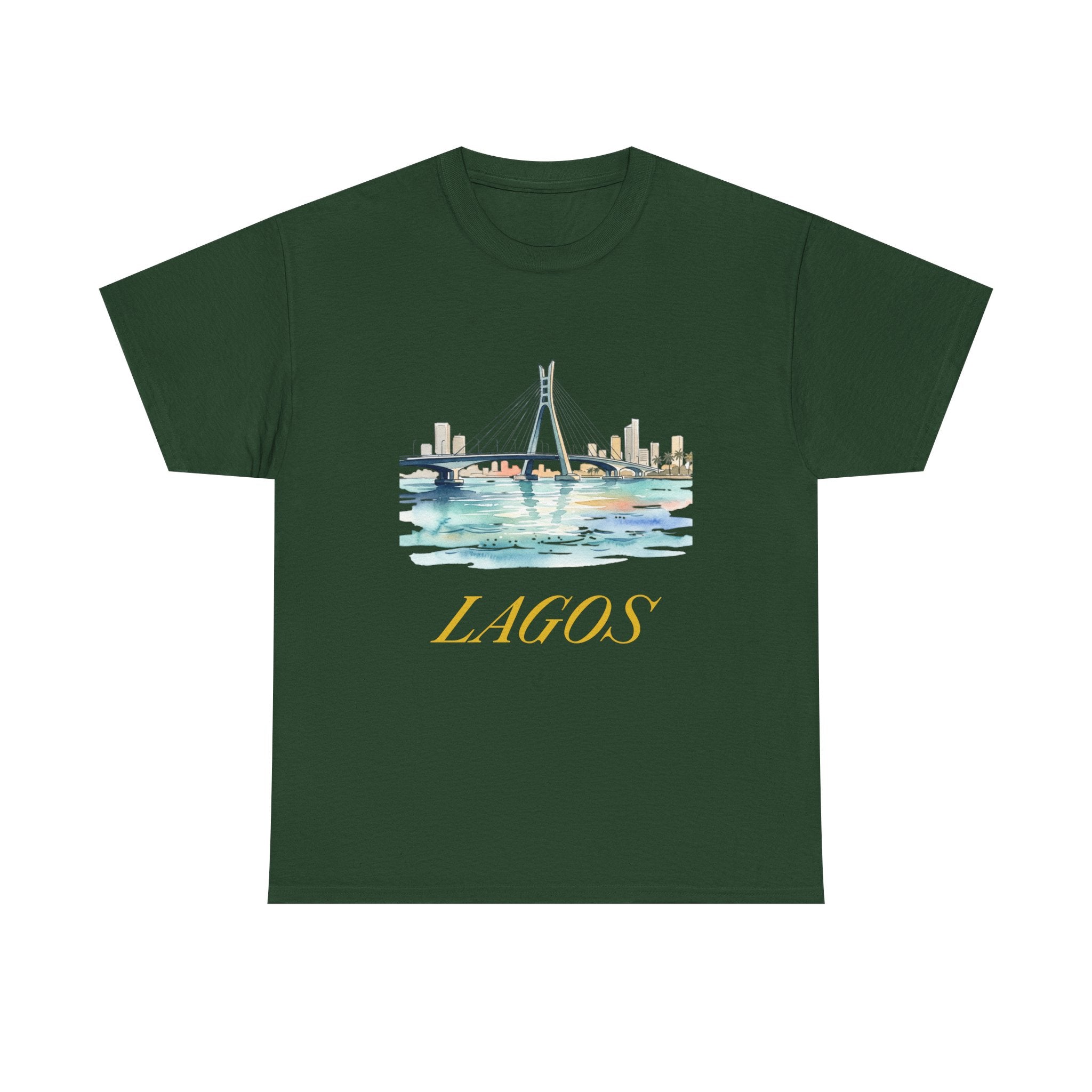 Lagos Skyline Graphic T-shirt