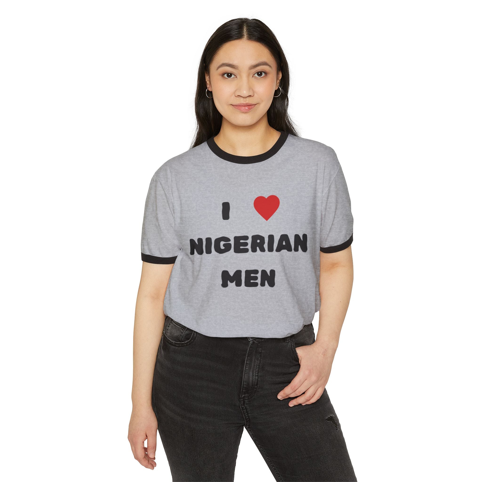 I ❤️ Nigerian Men Ringer T-Shirt