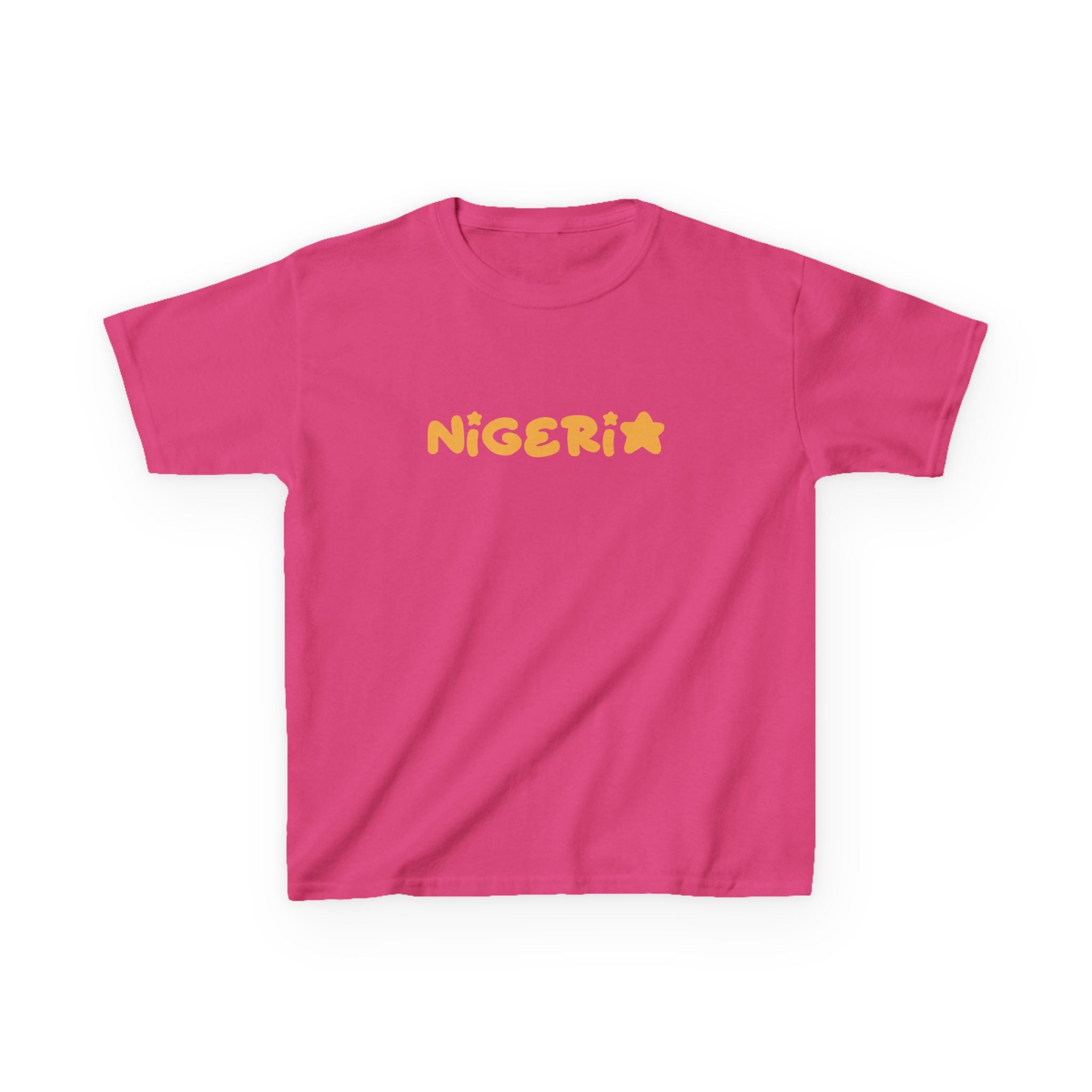 "Nigeria" Playful Star - Kids T-shirt