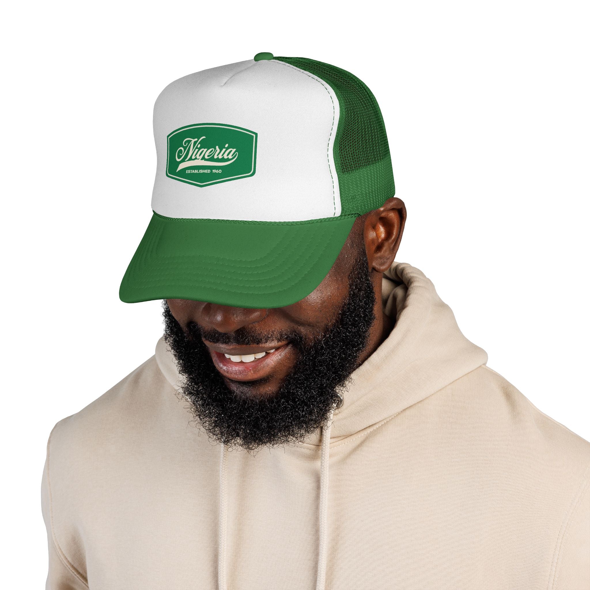 Nigeria Script Trucker Cap
