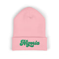 Nigeria Green Script Embroidered Beanie
