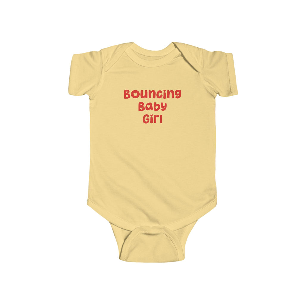 Bouncing Baby Girl Infant Onesie