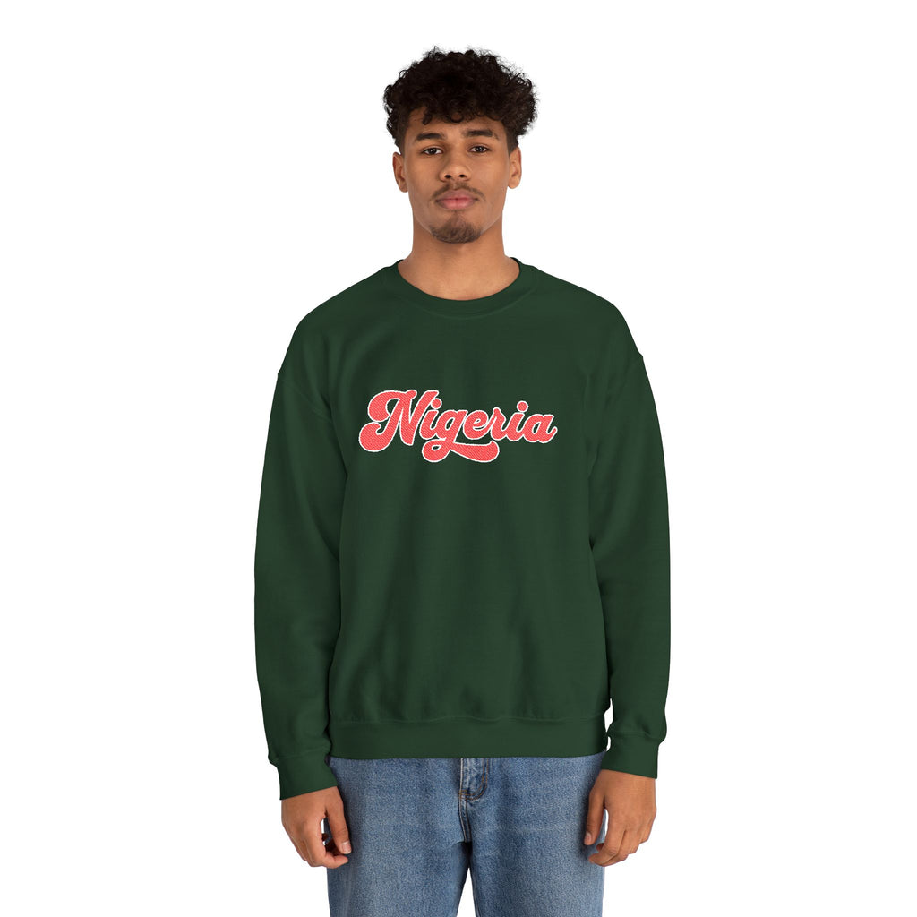 Nigeria Script Crewneck Sweatshirt