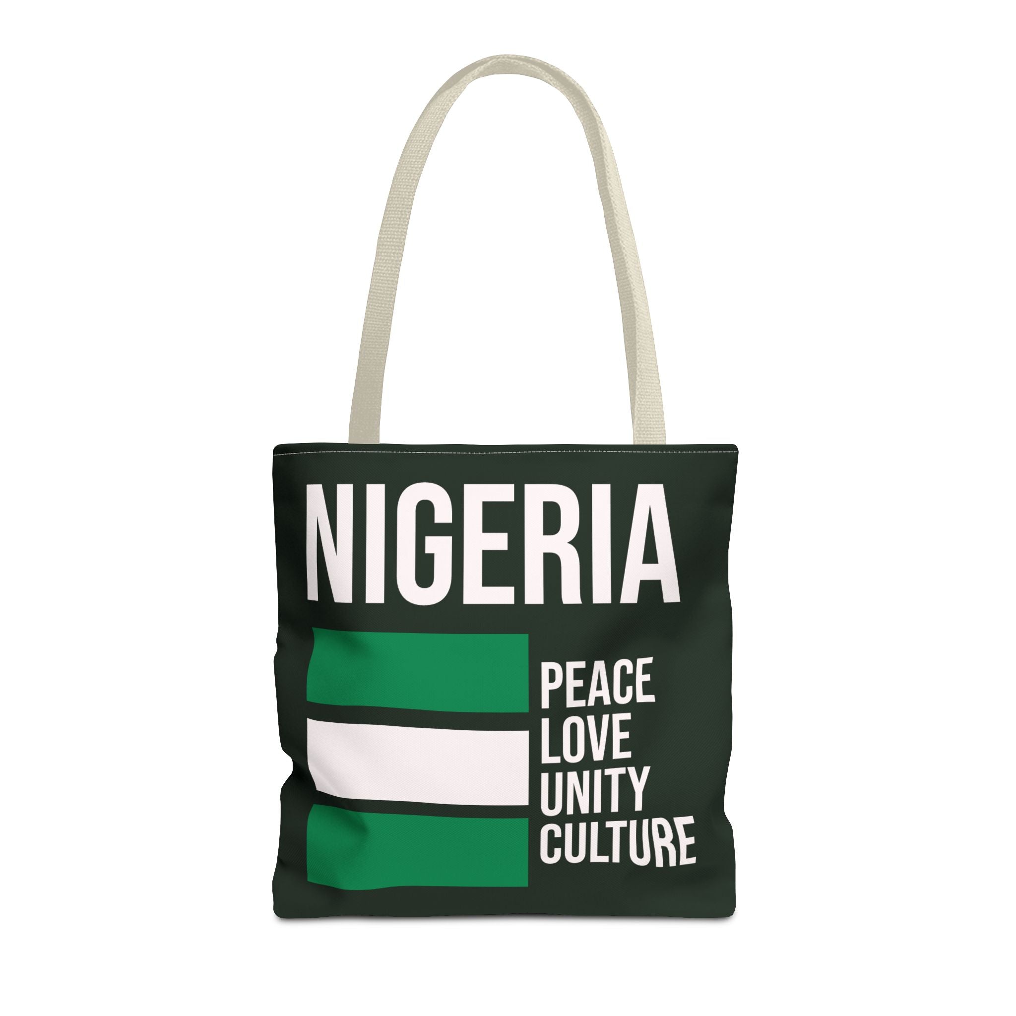 Peace, Love, Unity & Culture Tote Bag