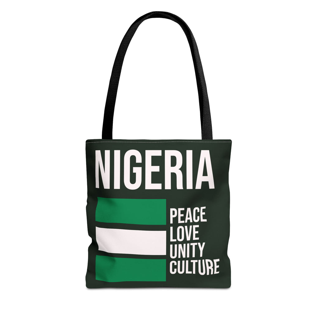 Peace, Love, Unity & Culture Tote Bag