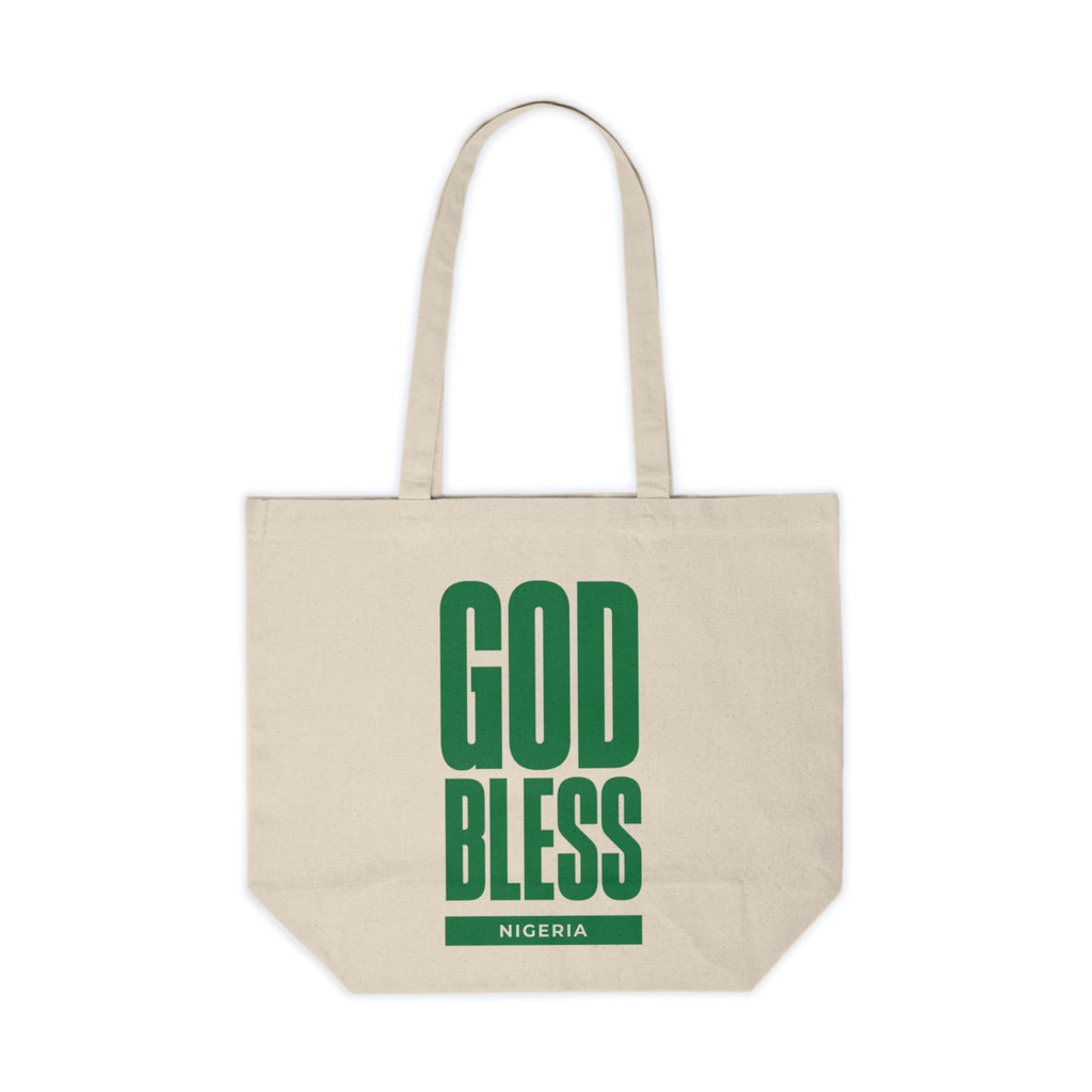 God Bless Nigeria Canvas Tote