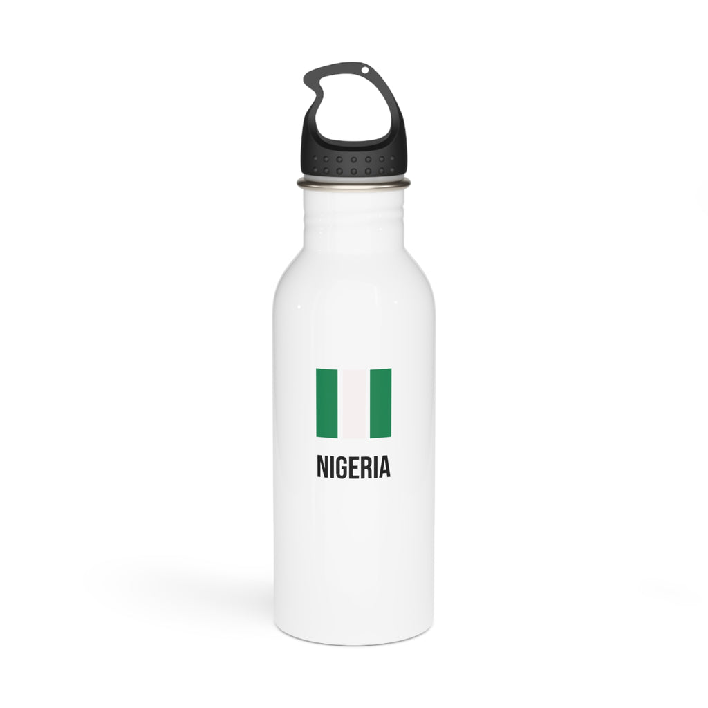 Nigeria Flag Stainless Steel Water Bottle