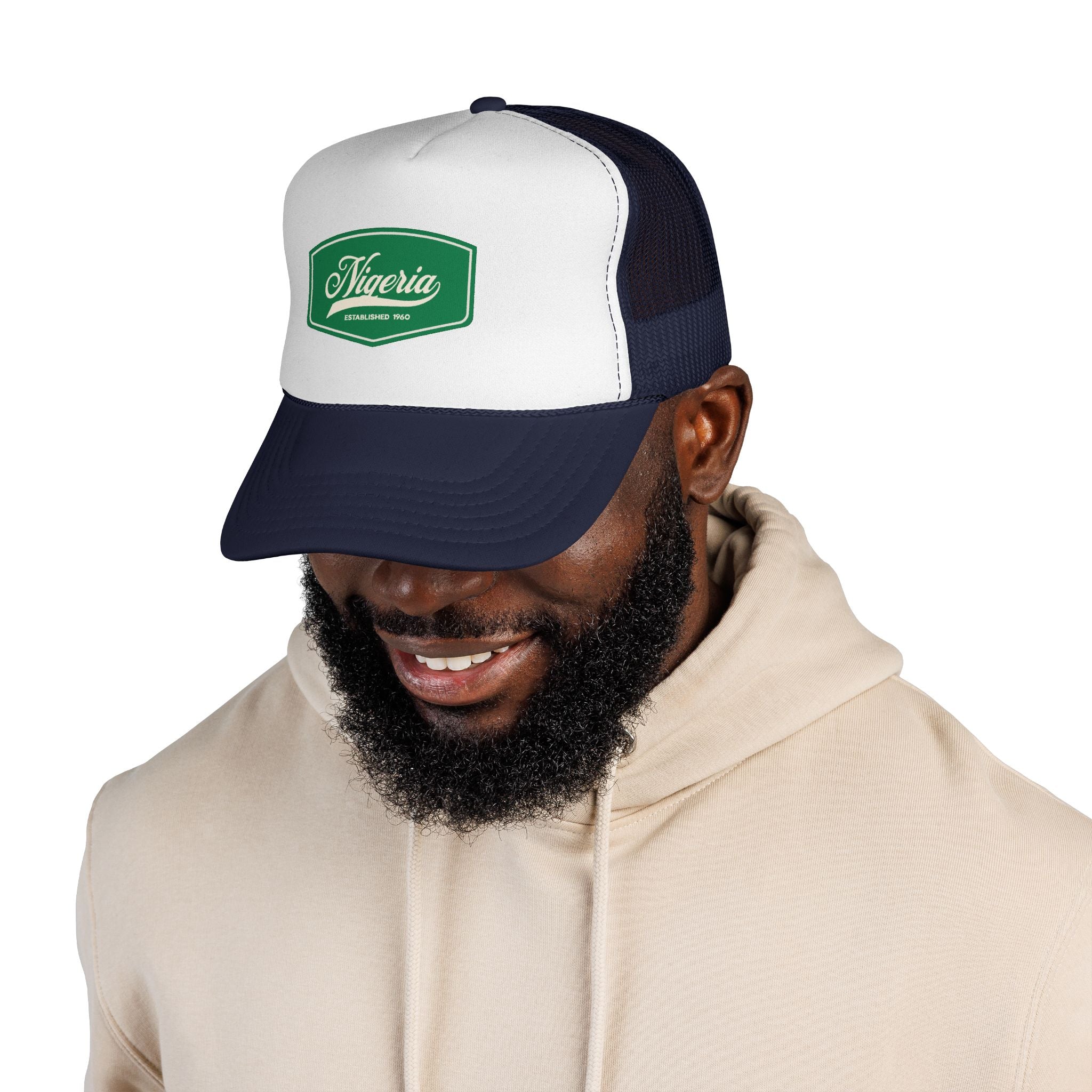 Nigeria Script Trucker Cap