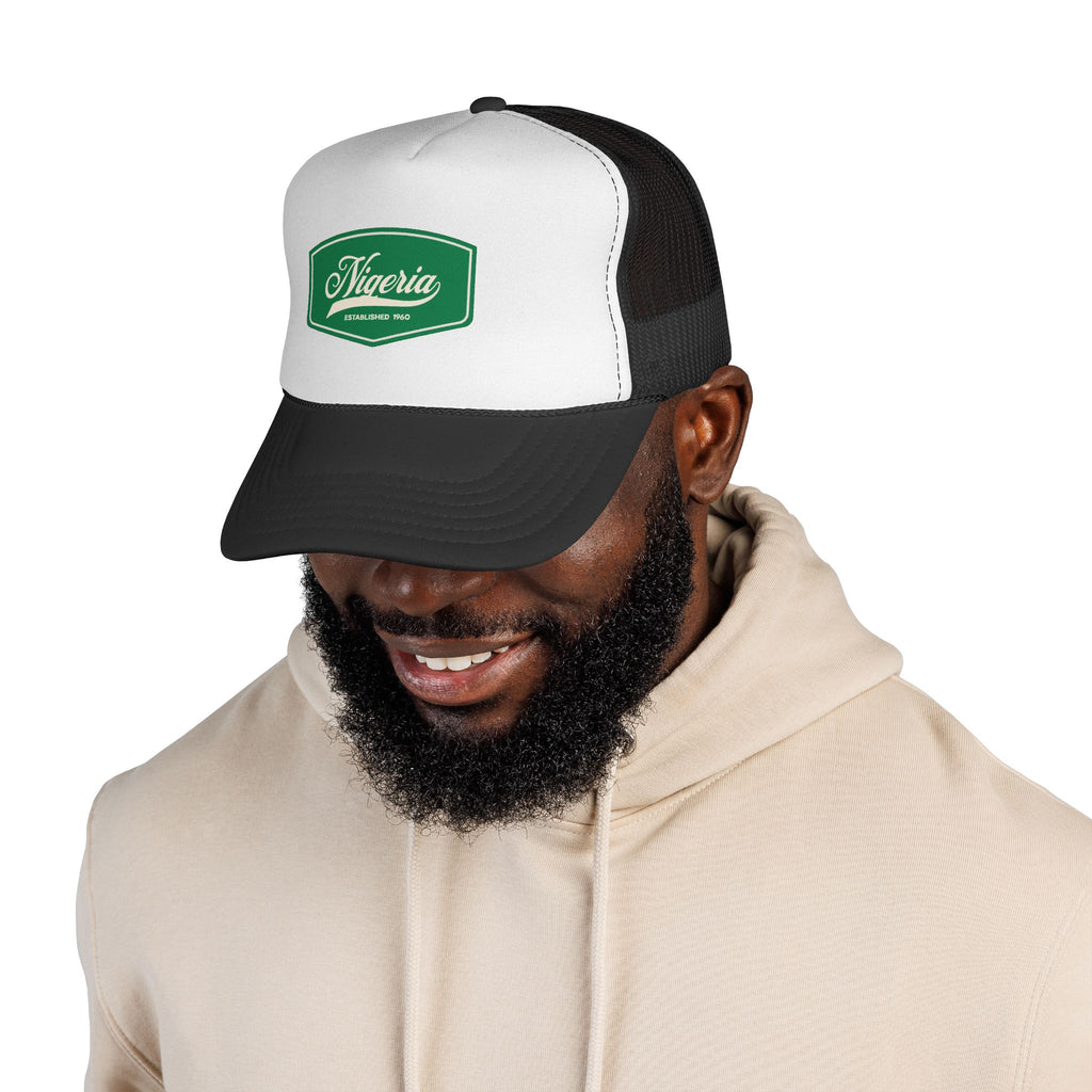 Nigeria Script Trucker Cap