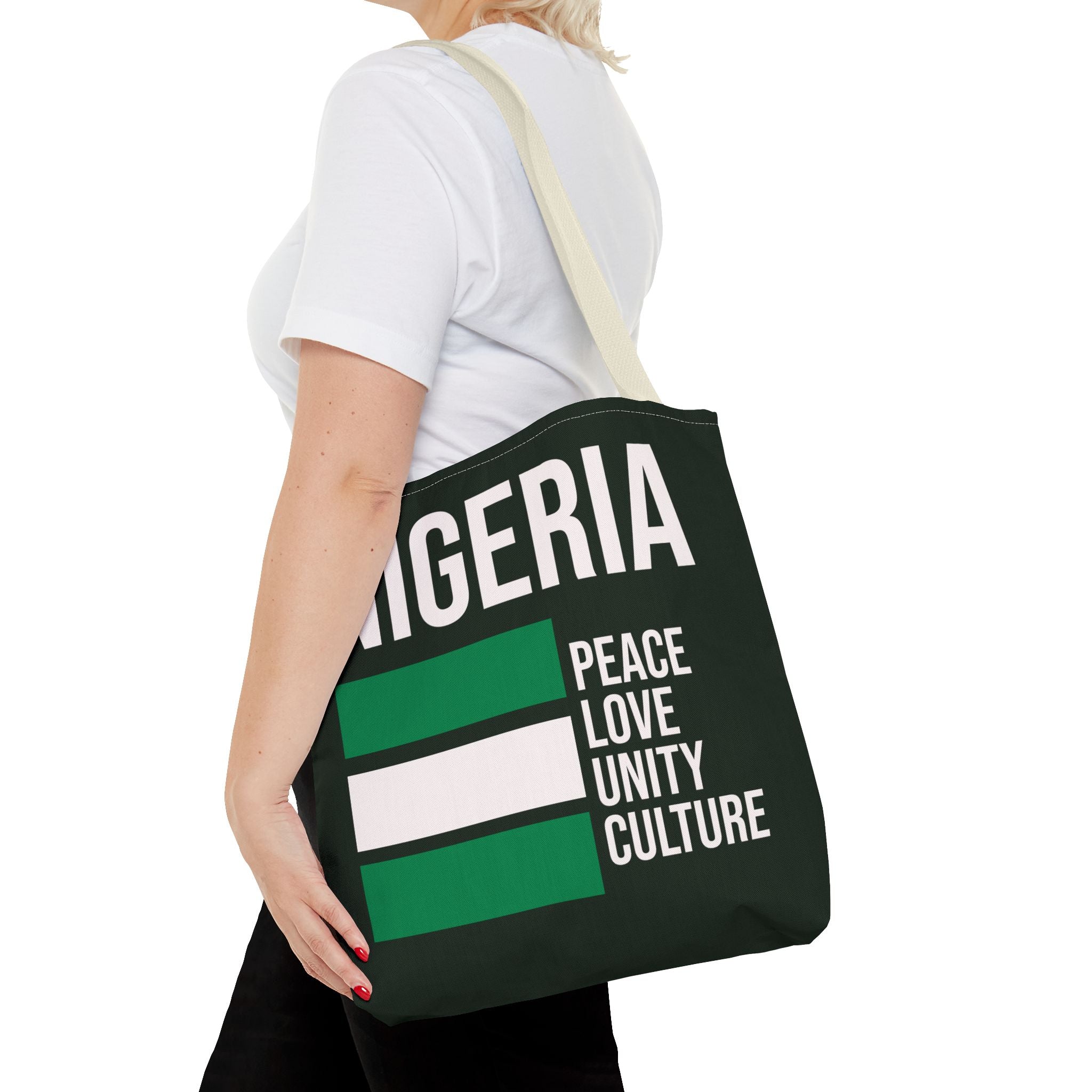 Peace, Love, Unity & Culture Tote Bag