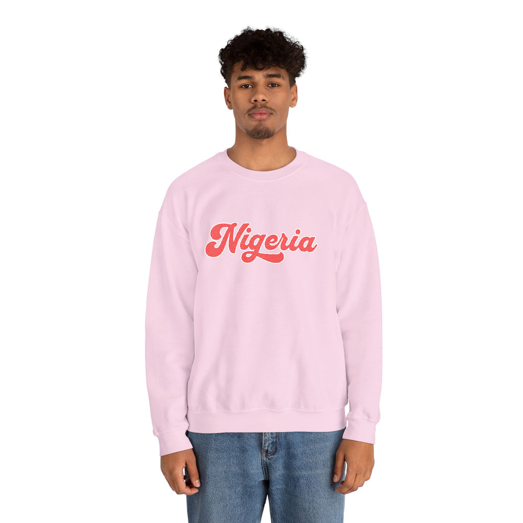 Nigeria Script Crewneck Sweatshirt