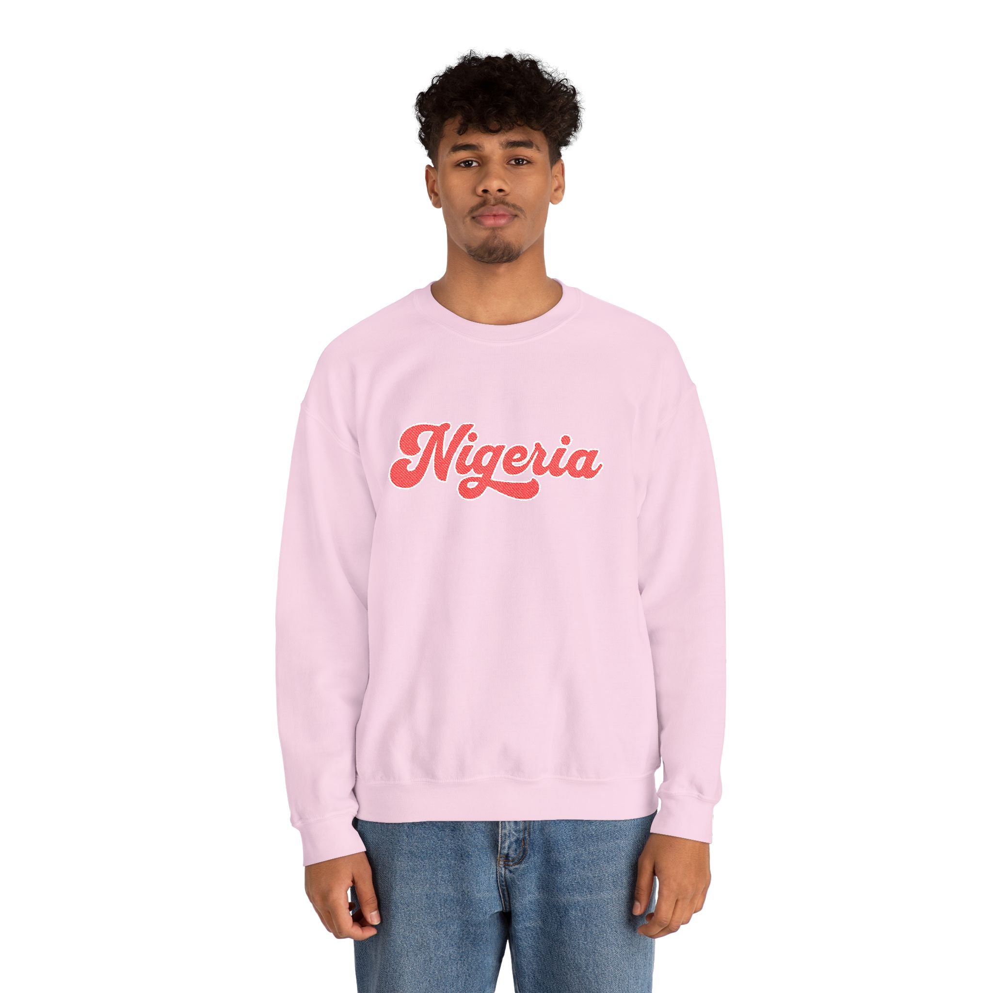 Nigeria Script Crewneck Sweatshirt