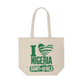 I Heart Nigeria tote | Giant of Africa canvas tote
