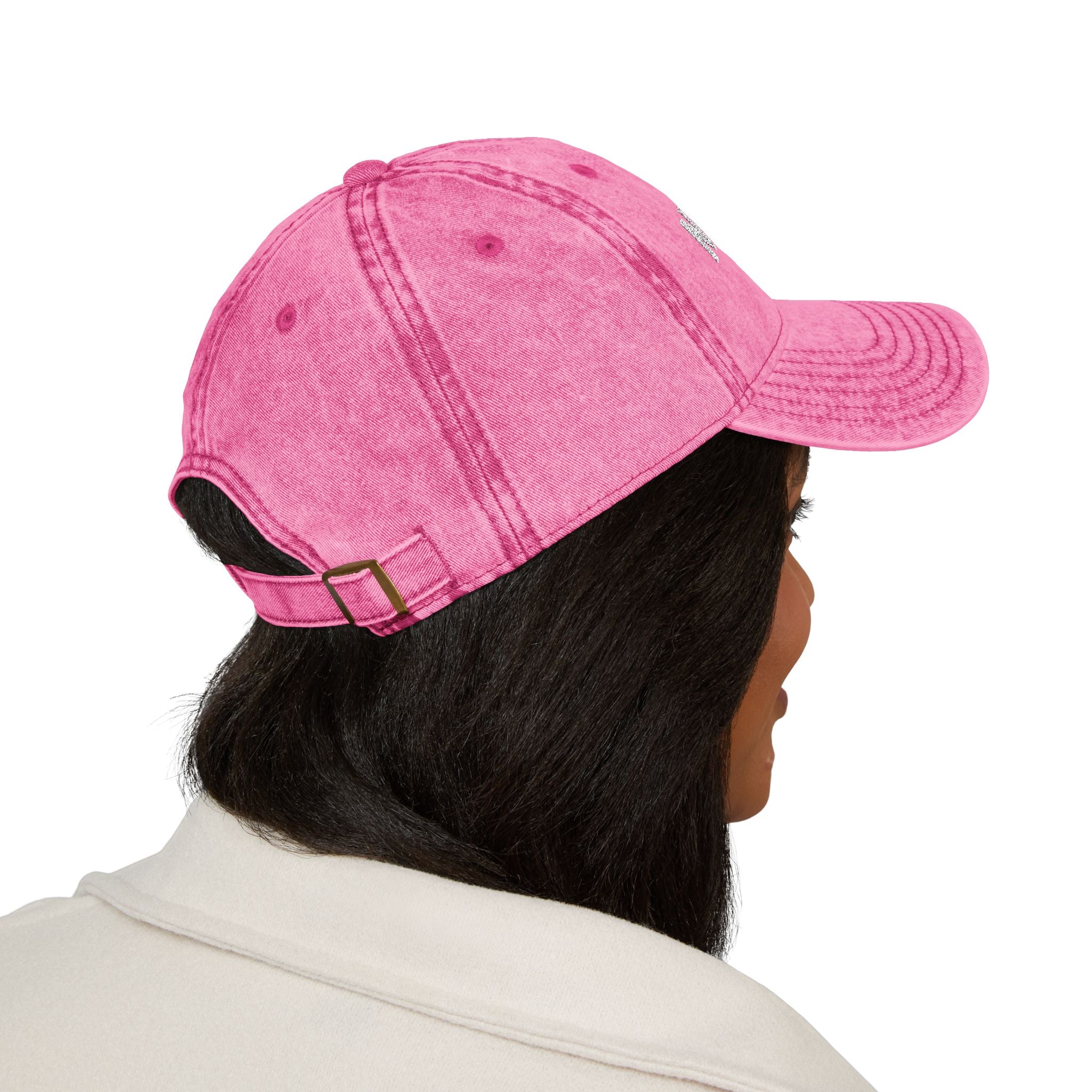 Embroidered "Nigeria" Distressed Baseball Cap