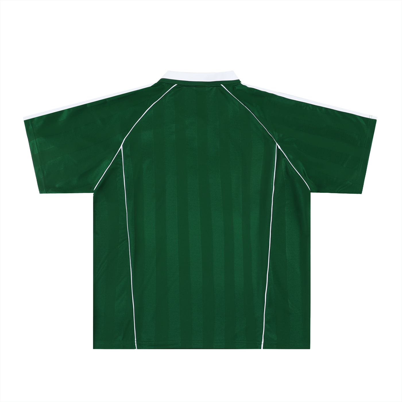 Nigeria Stripe Collared Jersey- Green