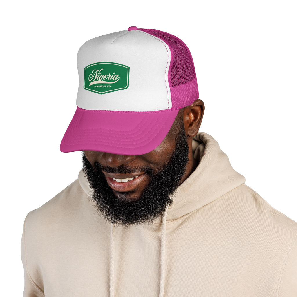 Nigeria Script Trucker Cap