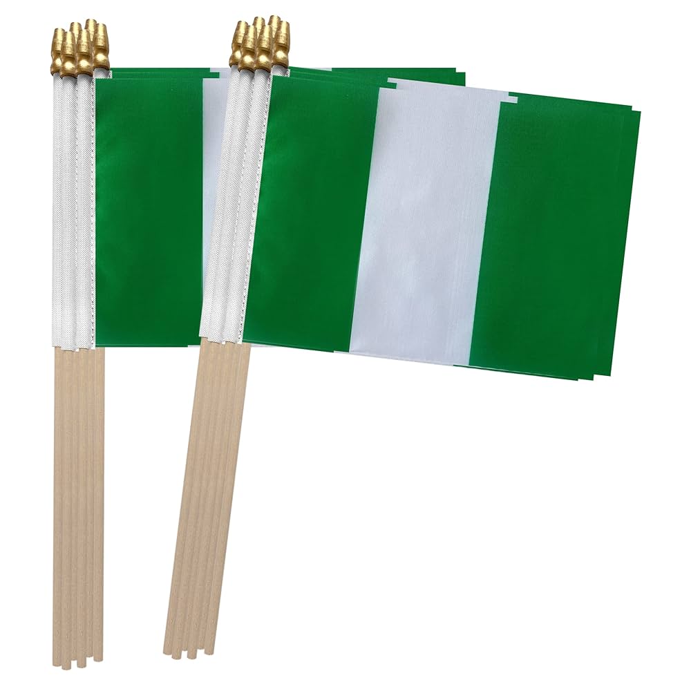 Nigeria Small Handheld Flag