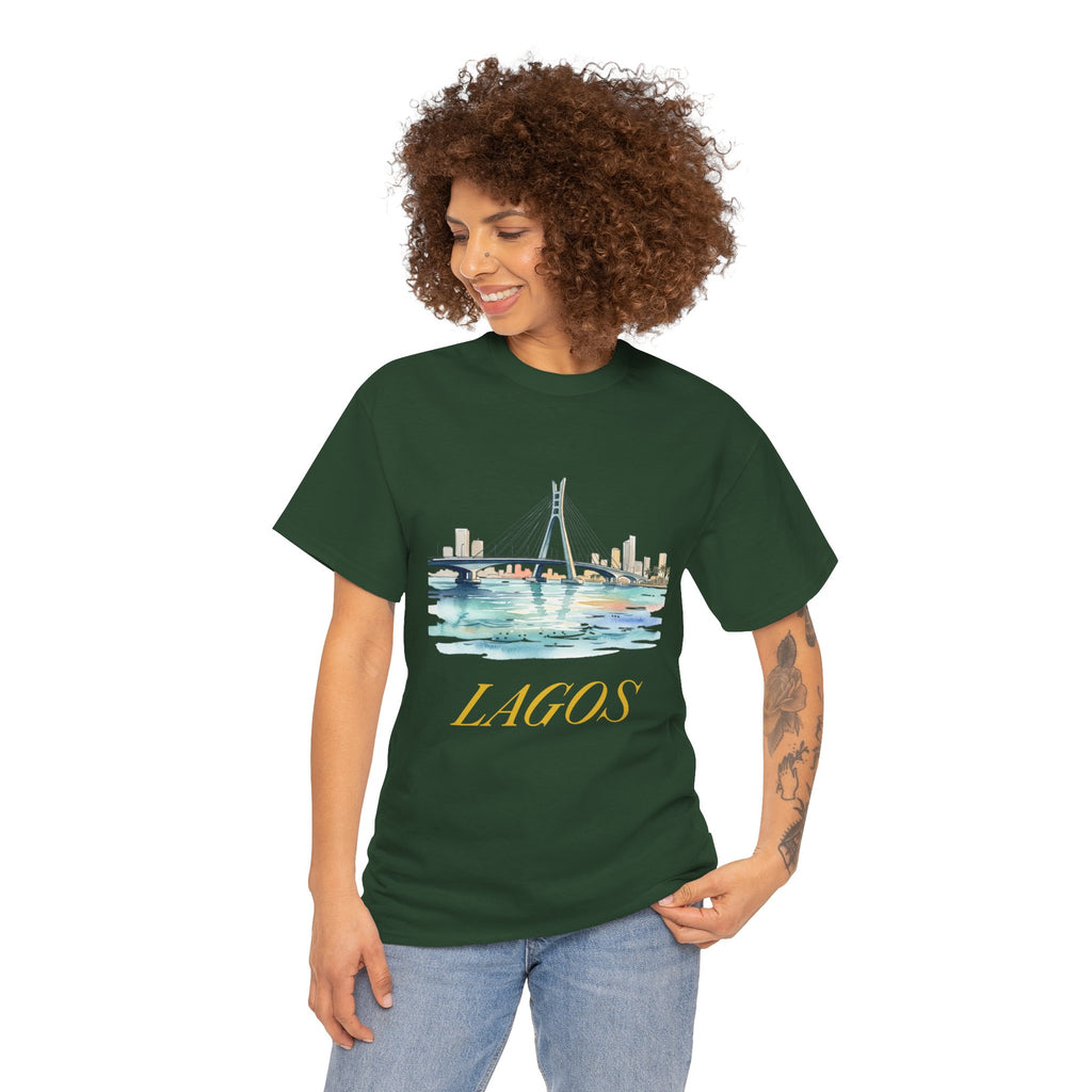 Lagos Skyline Graphic T-shirt