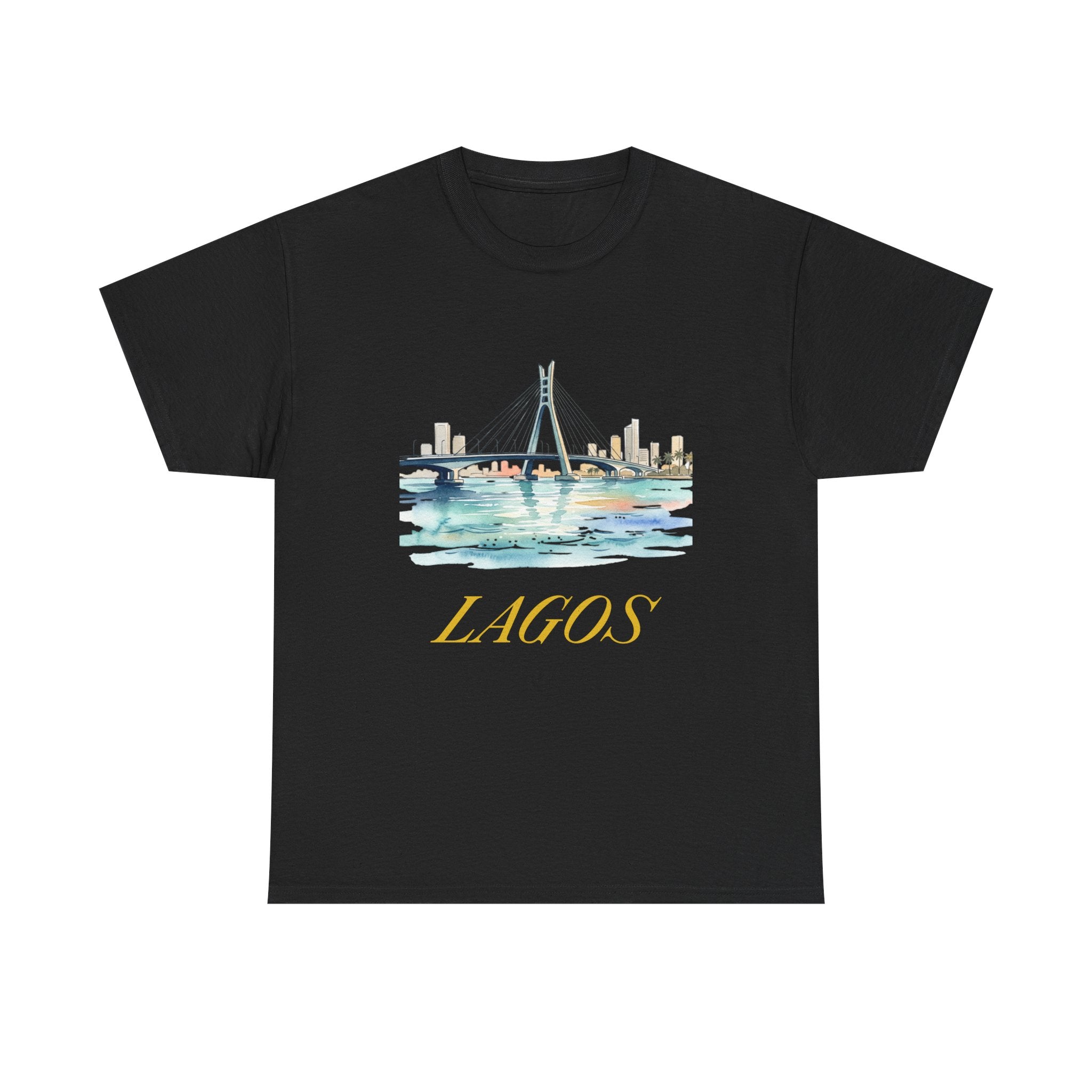 Lagos Skyline Graphic T-shirt