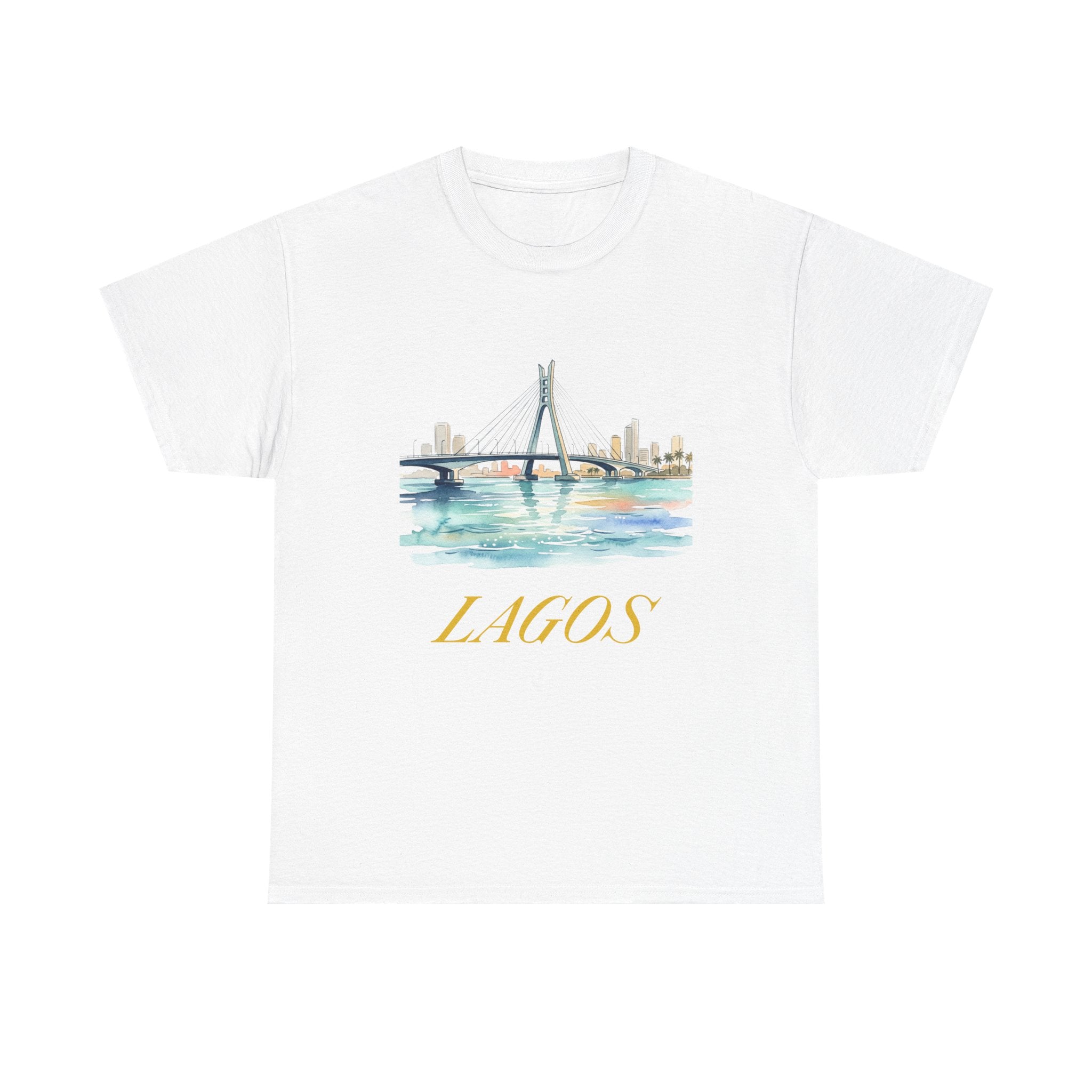 Lagos Skyline Graphic T-shirt