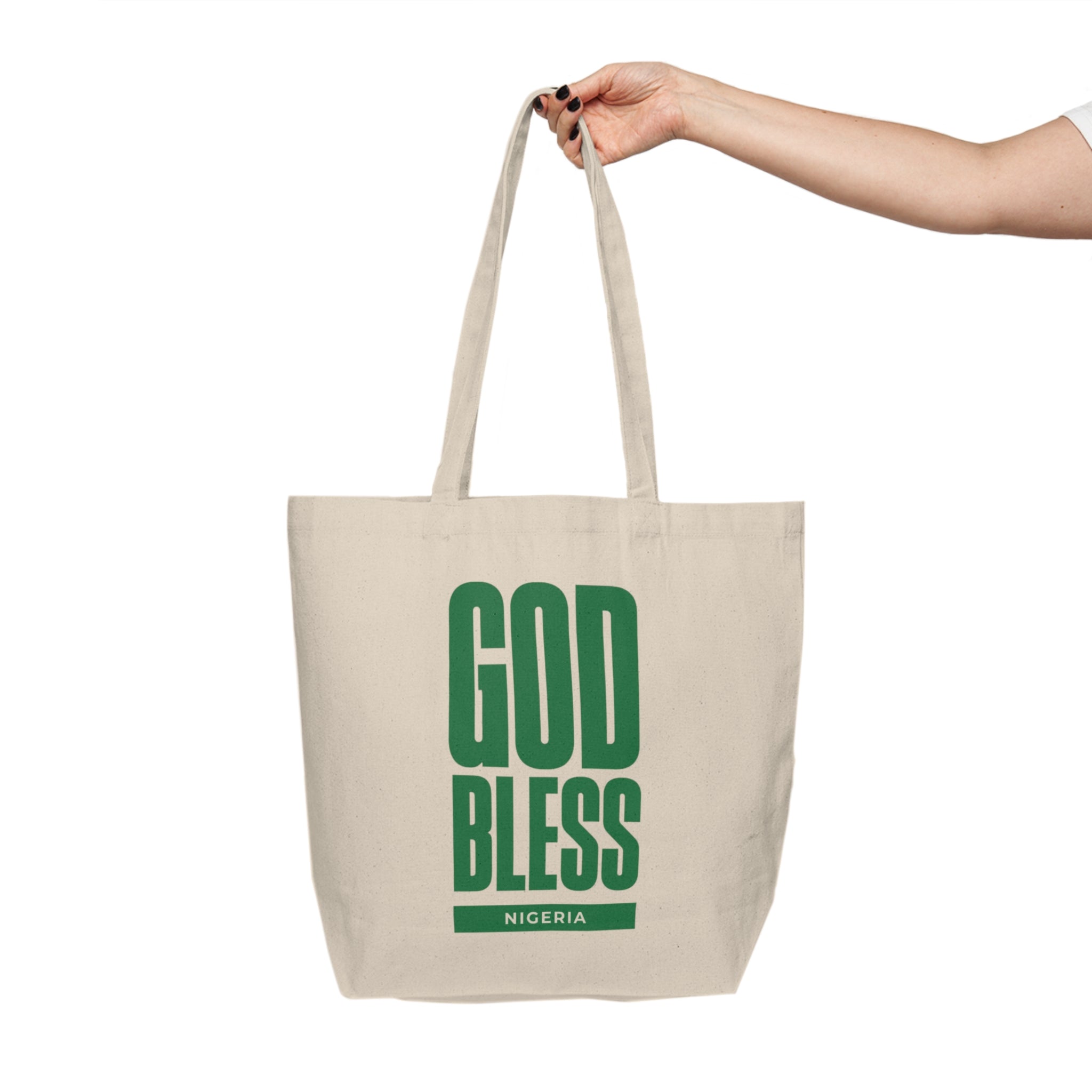 God Bless Nigeria Canvas Tote