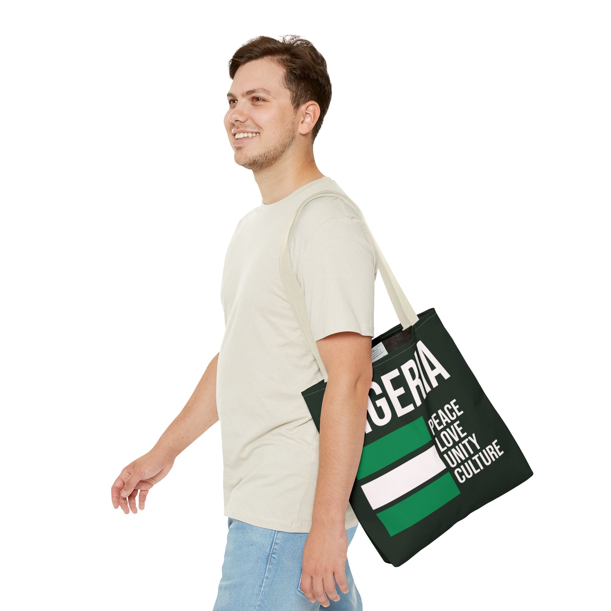 Peace, Love, Unity & Culture Tote Bag