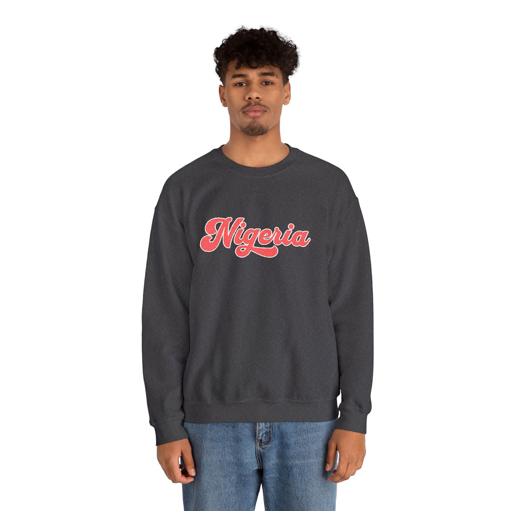 Nigeria Script Crewneck Sweatshirt
