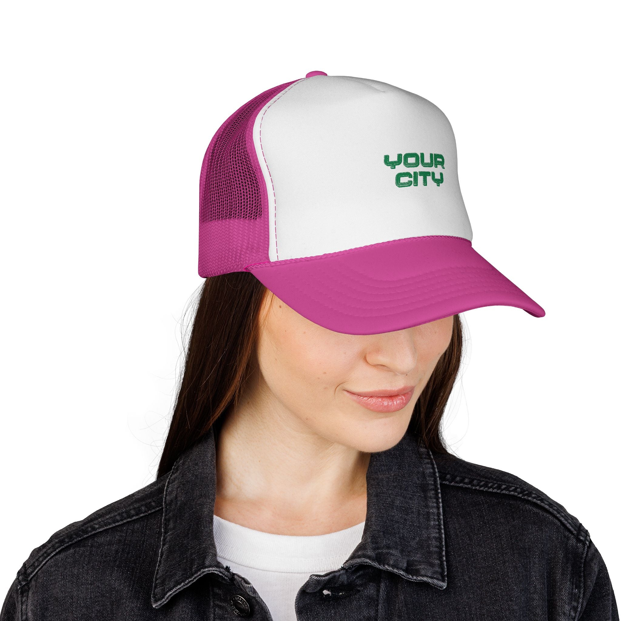 Rep Your City Trucker Cap - Customizable