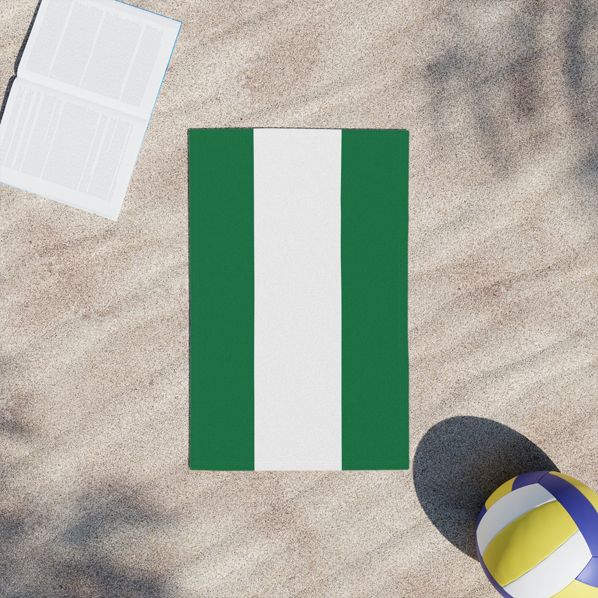 Nigeria Flag Beach Towel