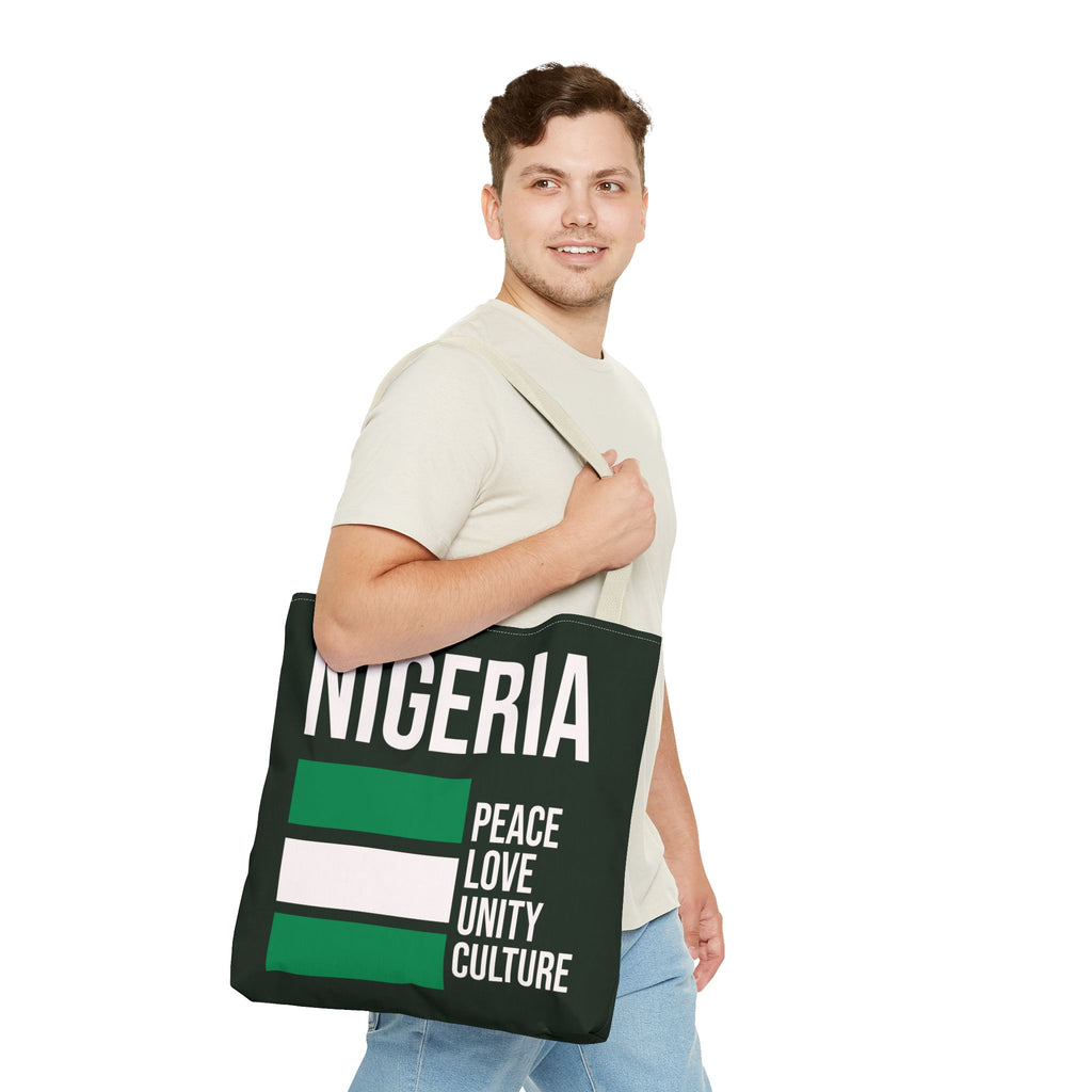 Peace, Love, Unity & Culture Tote Bag