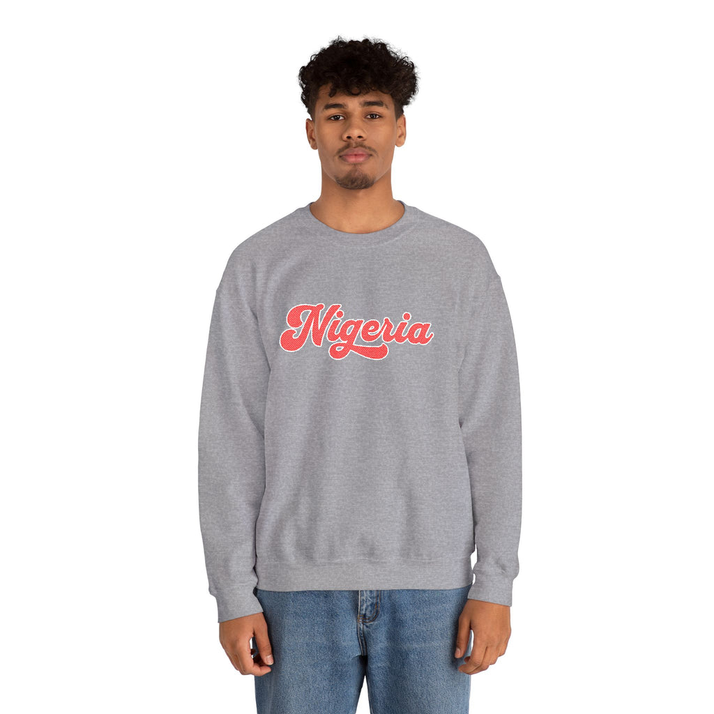 Nigeria Script Crewneck Sweatshirt